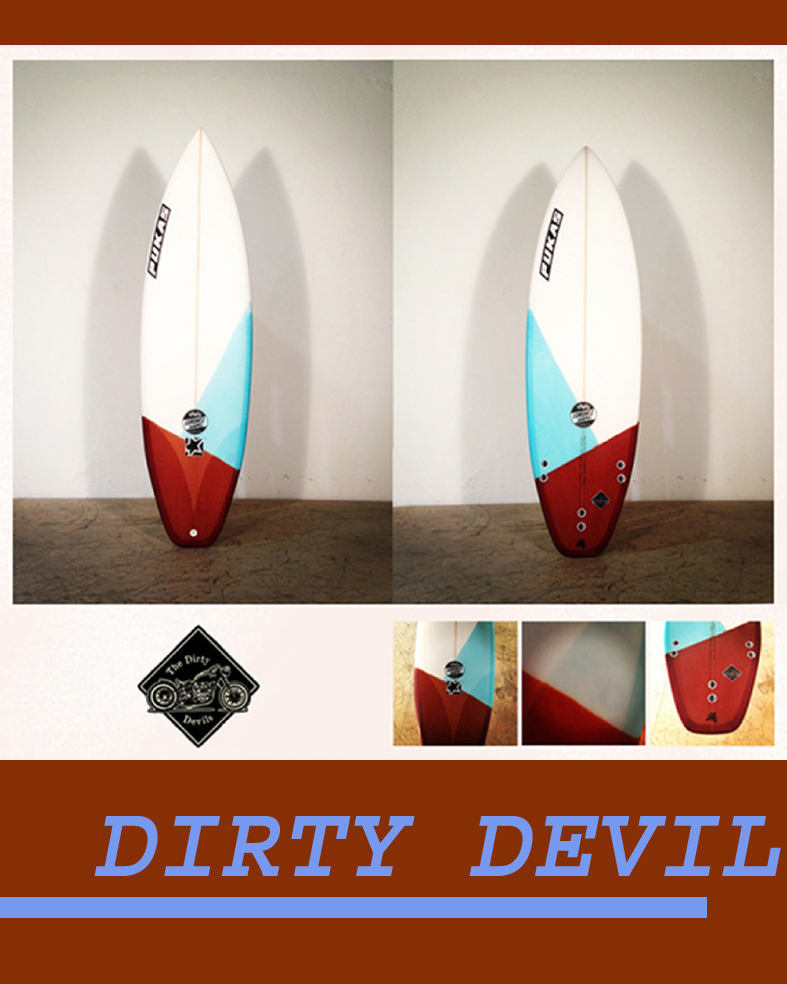 PUKASサーフボード在庫リスト：プーカスのサーフボード